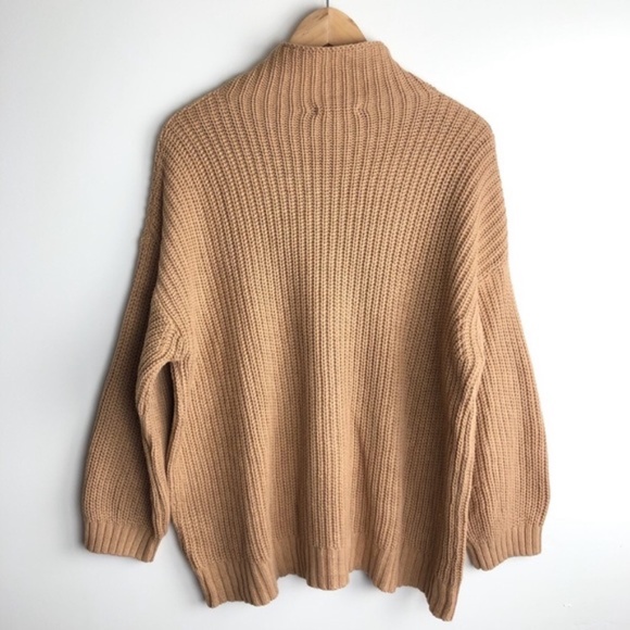 ❤️American Eagle Oversized Ribbed Mock Neck Sweater Long Line - Picture 5 of 10